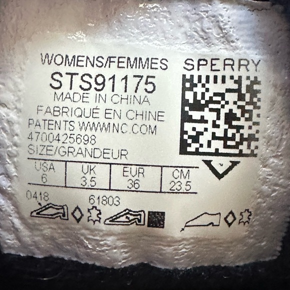 Sperry Top Sider Saltwater Waterproof Duck Boots Size 6 Tan Navy STS91175 Rain - Picture 9 of 9